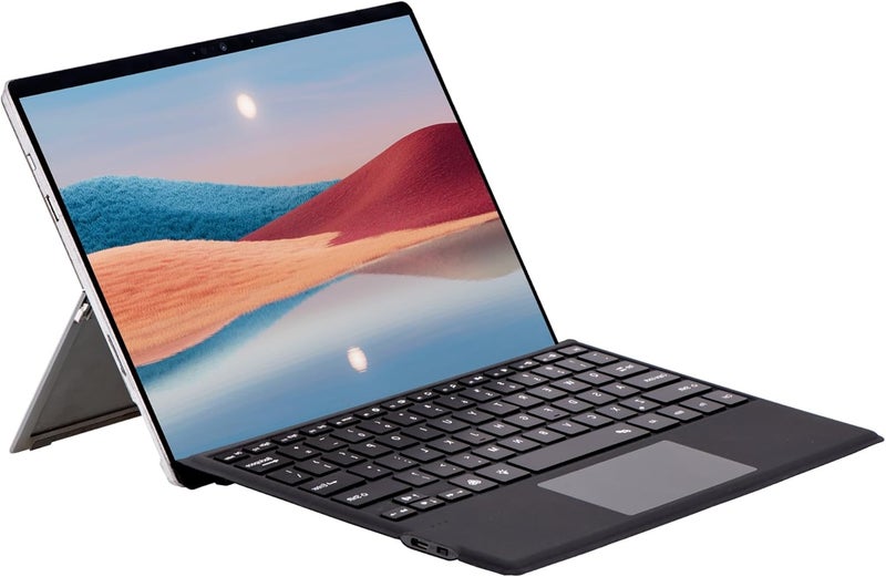 Mobee Type Cover for Microsoft Surface Pro 7+/ Pro 7 / Pro 6 / Pro 5 / Pro 4 / Pro 3, Bluetooch Type Keyboard with Multi-Touch Trackpad, Ultra Silm (Black with Backlit) - Image 1